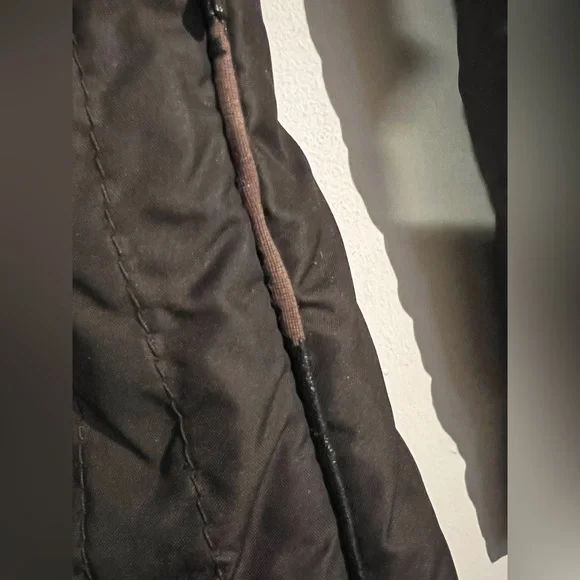 Moncler vintage brown puffer down long coat 00